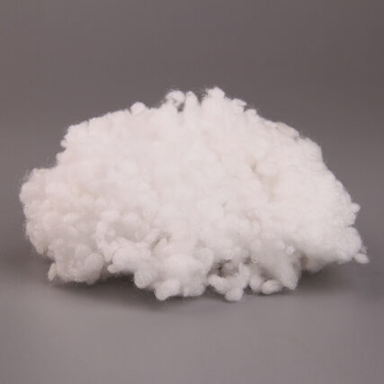 Filling application of polylactic acid fiber