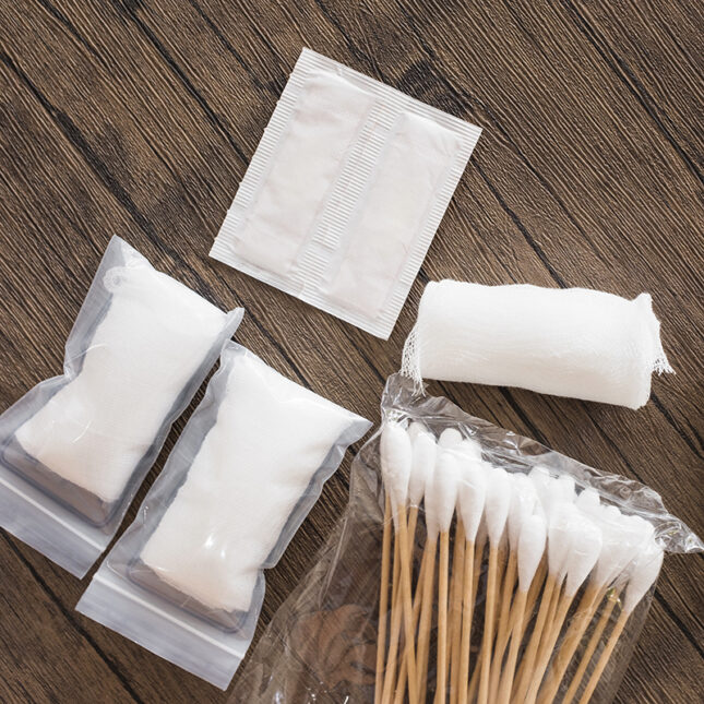 Medical gauze made of PLA fiber