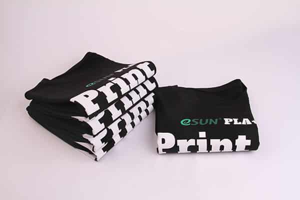 BLack PLA T-Shirt made of PLA and Viscose.