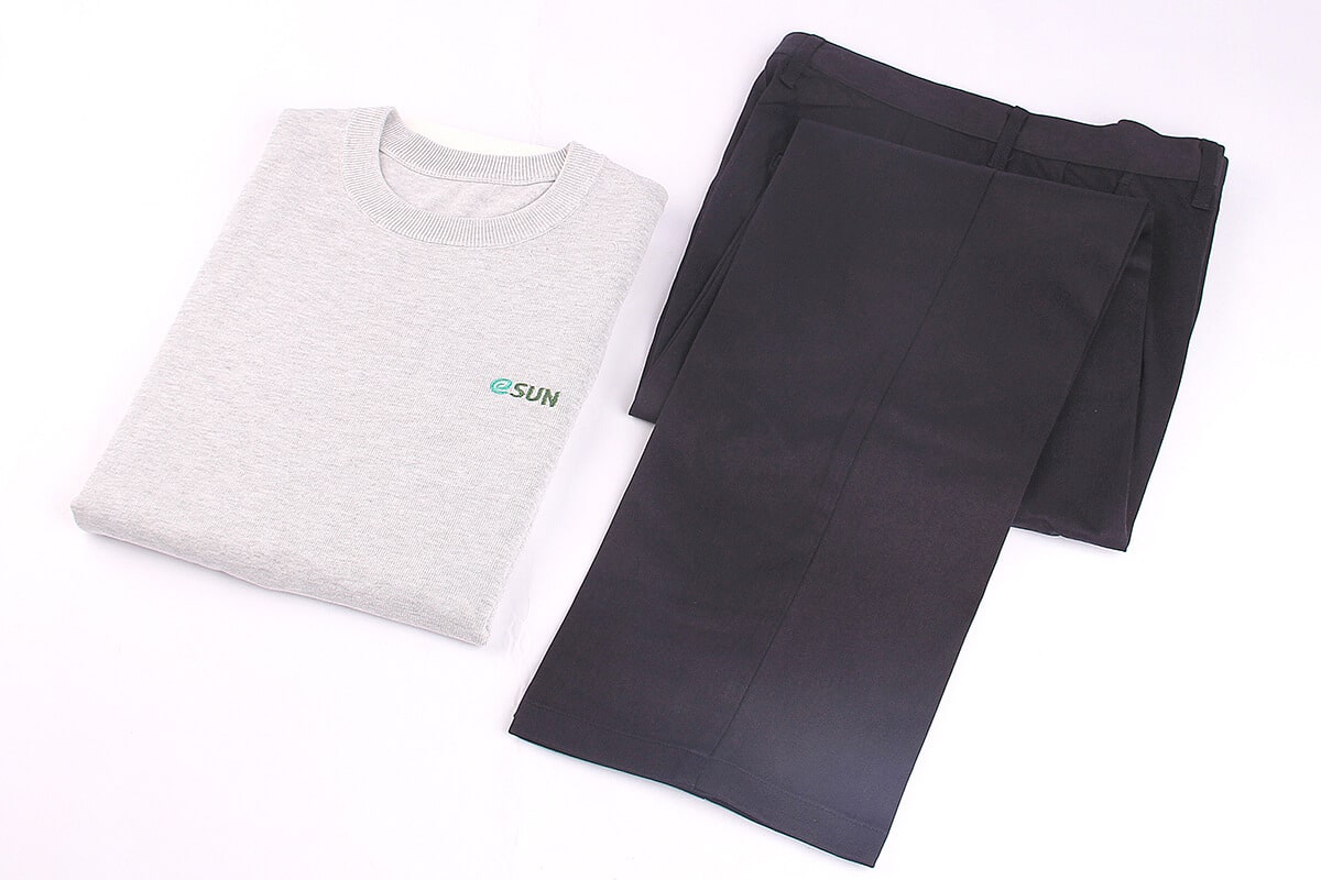 T-shirts and pants made of PLA fabric